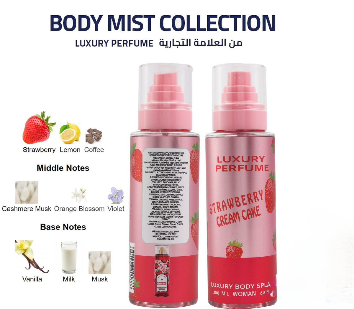 Strawberry Cream Cake Body Mist